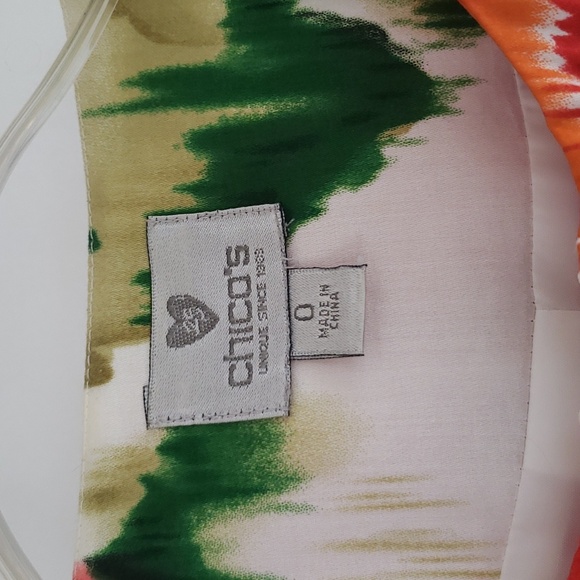 Chico's long sleeved sequined jacket Size 0 - Picture 2 of 3